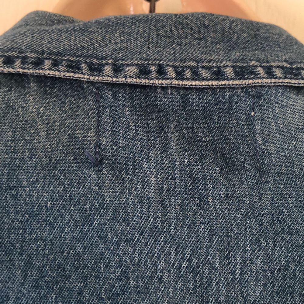 Women’s rare fall Safari TanTrums chambray VTG Y2k jungle Sleeveless vest top - Picture 13 of 14